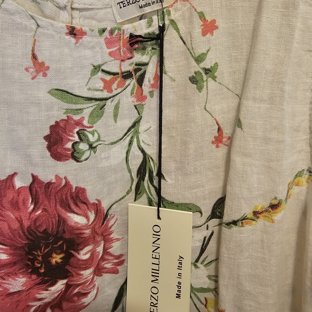NWT Elegant Floral Sleeveless Midi Dress - Picture 2 of 10